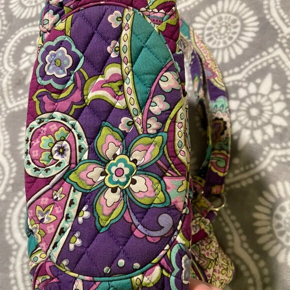 Vera Bradley Heather Pattern 2 bags!  Bowler bag (EUC) and Glenna - Picture 15 of 16